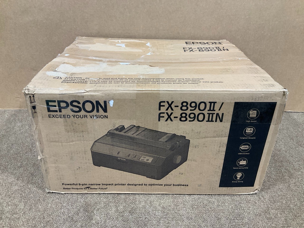 Epson FX-890II Dot Matrix Printer C11CF37201 ✅❤️️✅❤️️✅ OPEN BOX ✅❤️️✅❤️️✅