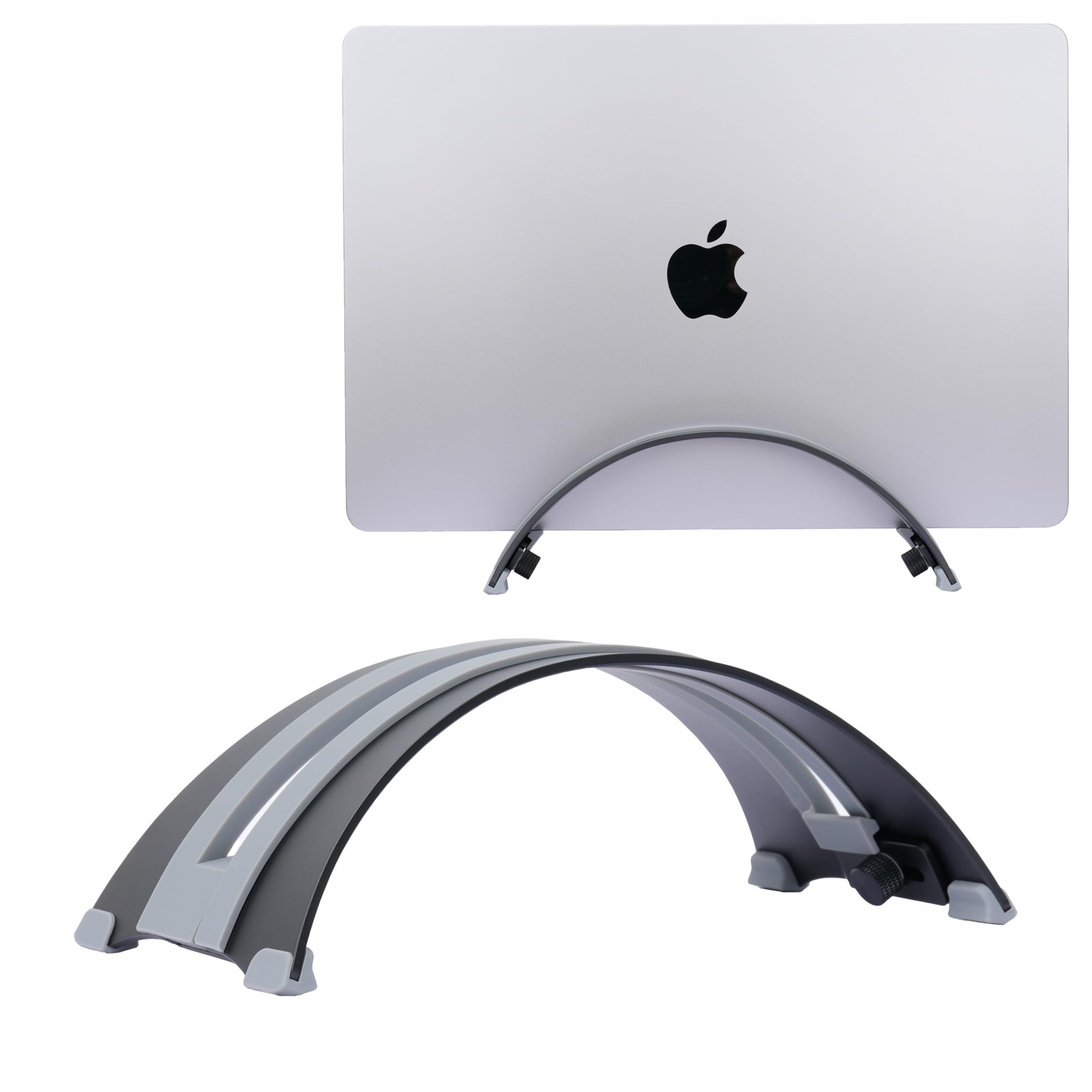 Adjustable Vertical Laptop Stand - 6061 Aluminum, CNC Precision, Anodized Fin...