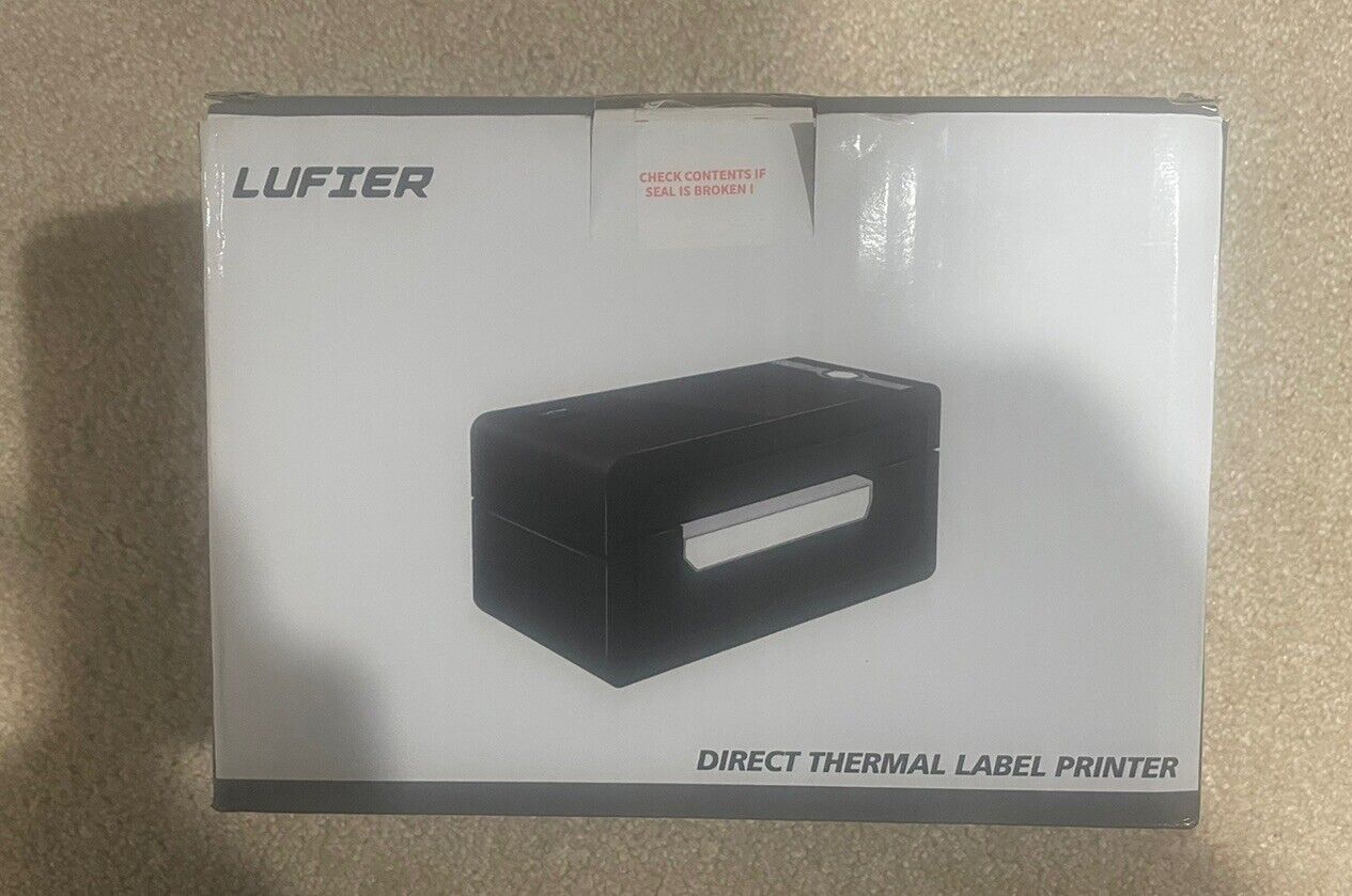 LUFIER 4x6 Commercial Grade Thermal Label Printer - Black