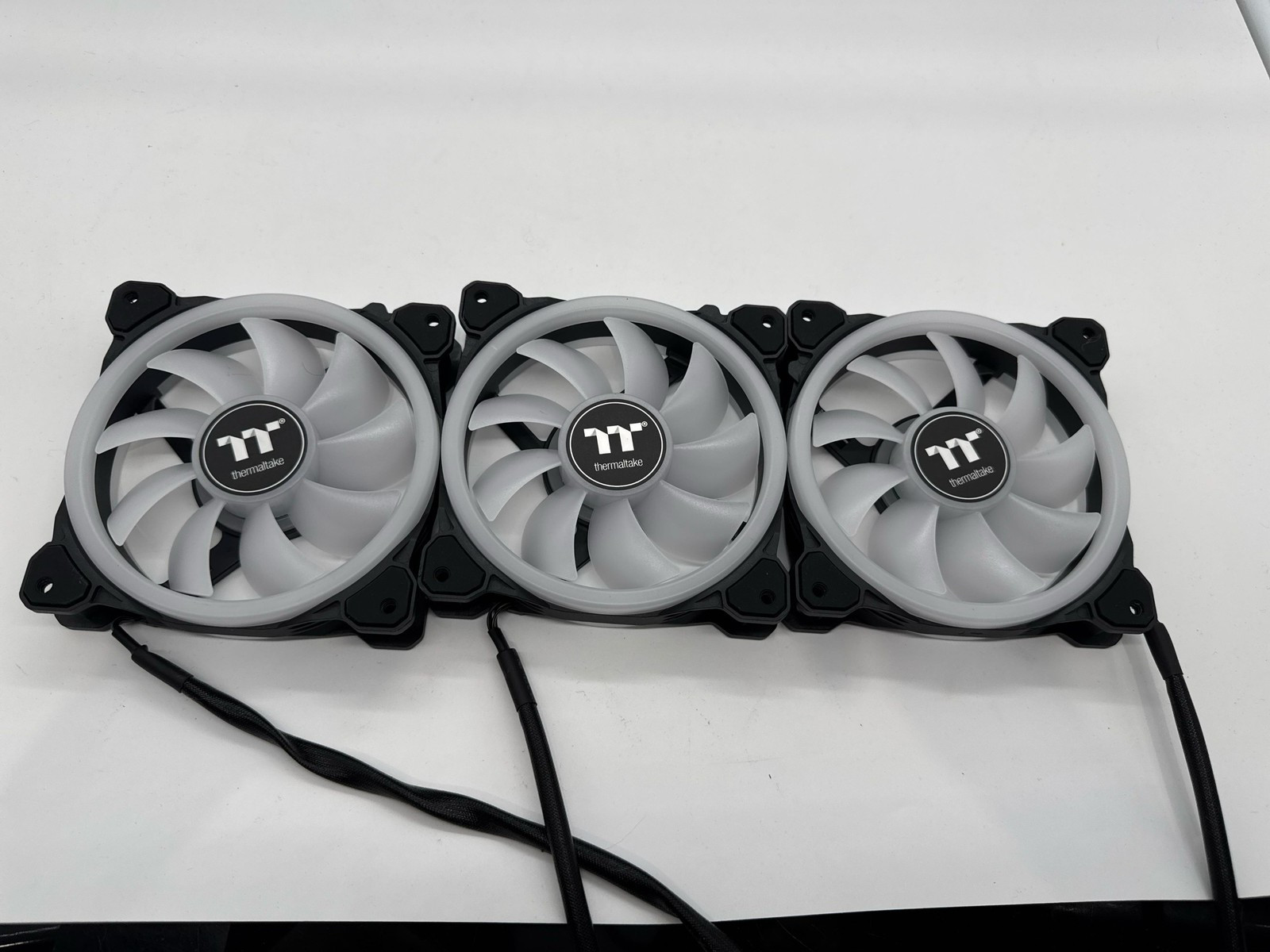 Thermaltake SWAFAN 12 RGB 120mm Case Fan 3 Pack CL-F137 Black