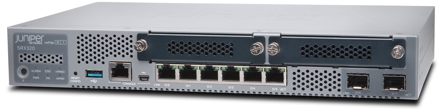 Juniper SRX320 8-Port Security Services Gateway Appliance
