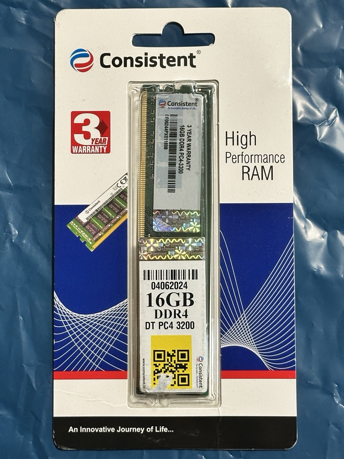 Consistent 16GB DDR4 RAM 3200Mhz Desktop RAM,