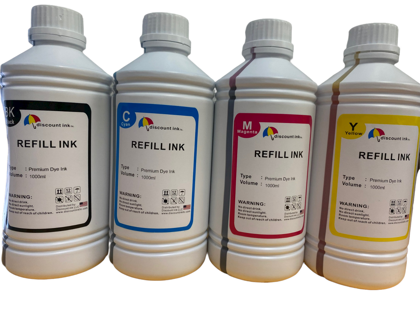 4x1000ml T502 refill Ink for Epson EcoTank ET2700 ET2750 ET3700 ET3750 ET4750