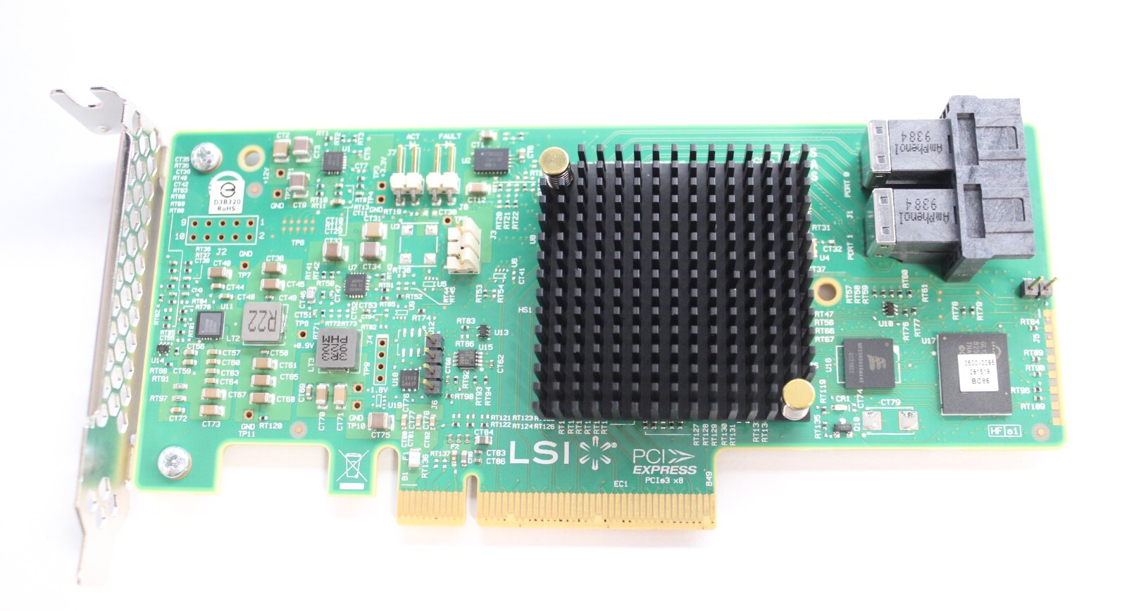 NEC / LSI Logic MegaRAID SAS 9341-8i N8103-188 Controller Low Profile