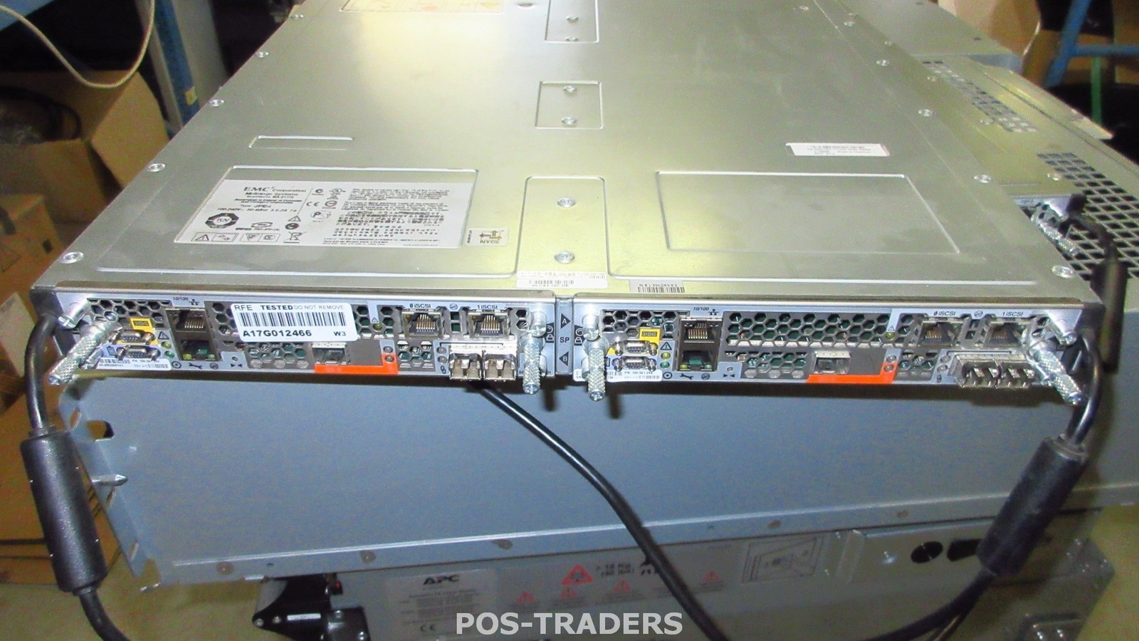 Dell EMC CX3-10c Storage Processor GJ765 - INCL 2X CONTROLLERS & 2X 2 SFP'S