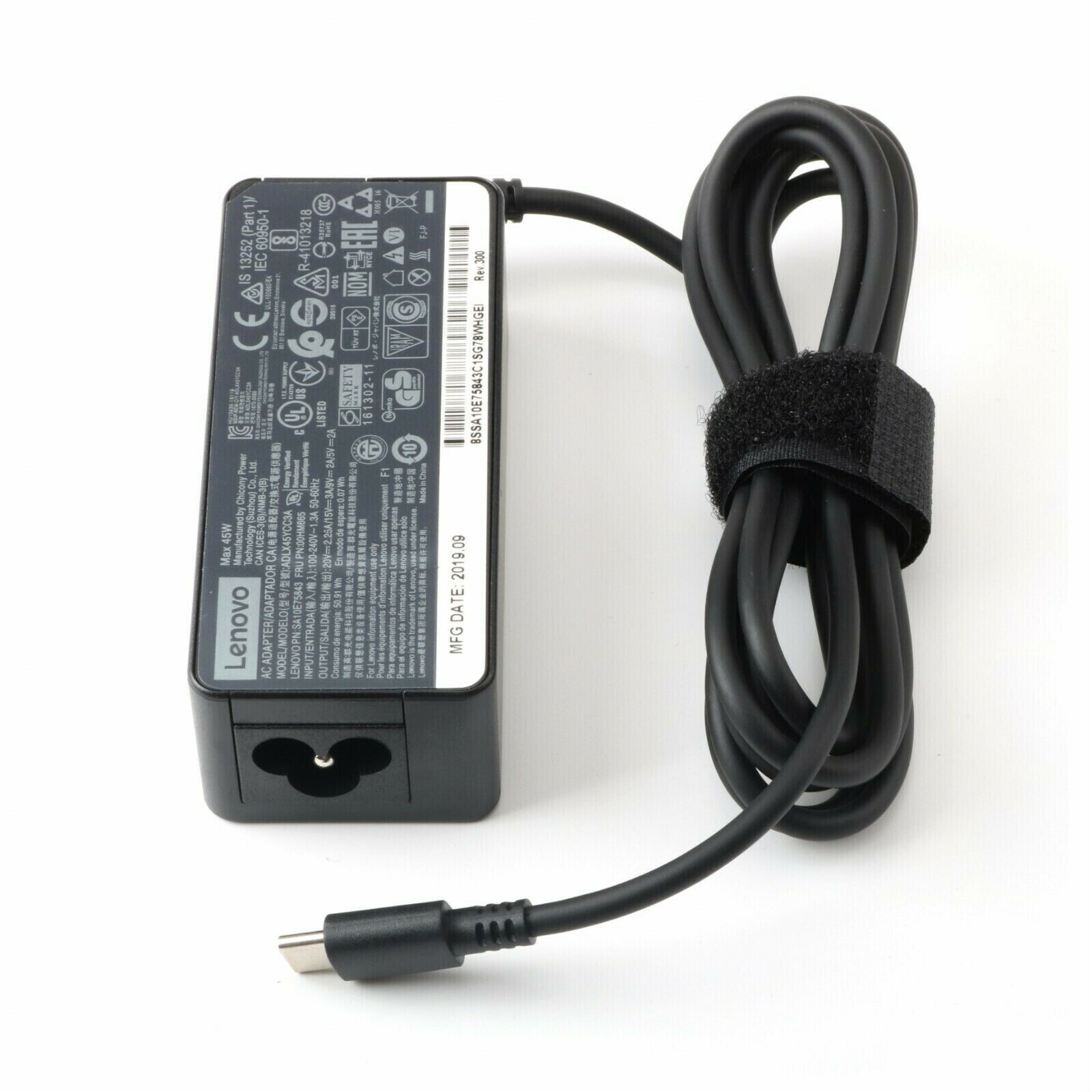 Genuine 45W Type-C USB-C Adapter For Lenovo ThinkPad X280 X390 X395 Yoga