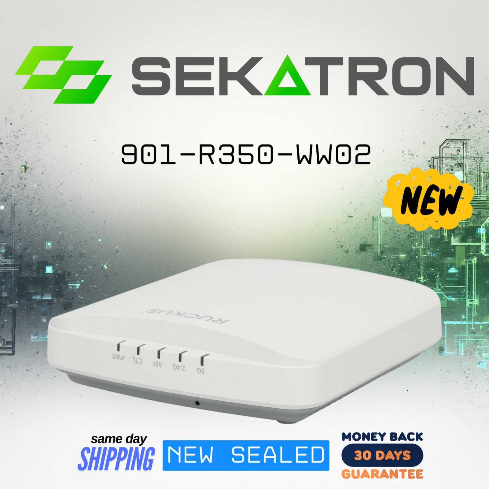 📡 Ruckus R350 901-R350-WW02 802.11ax • Dual Band • PoE • Enterprise AP ⚡