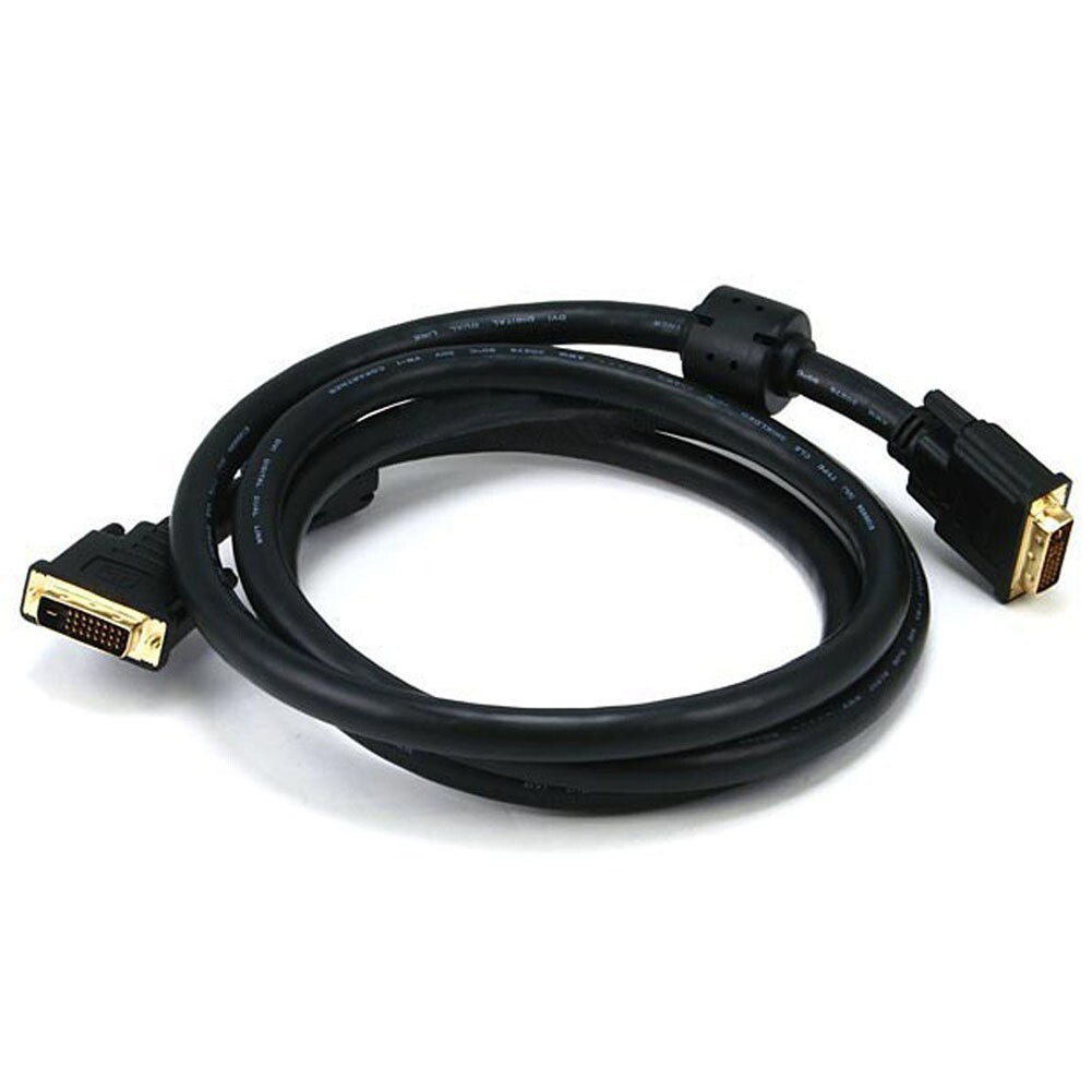 3 6 10 15 25 35FT DVI-D Dual Link Video Cable Monitor PC Laptop HDTV 1080p 24AWG