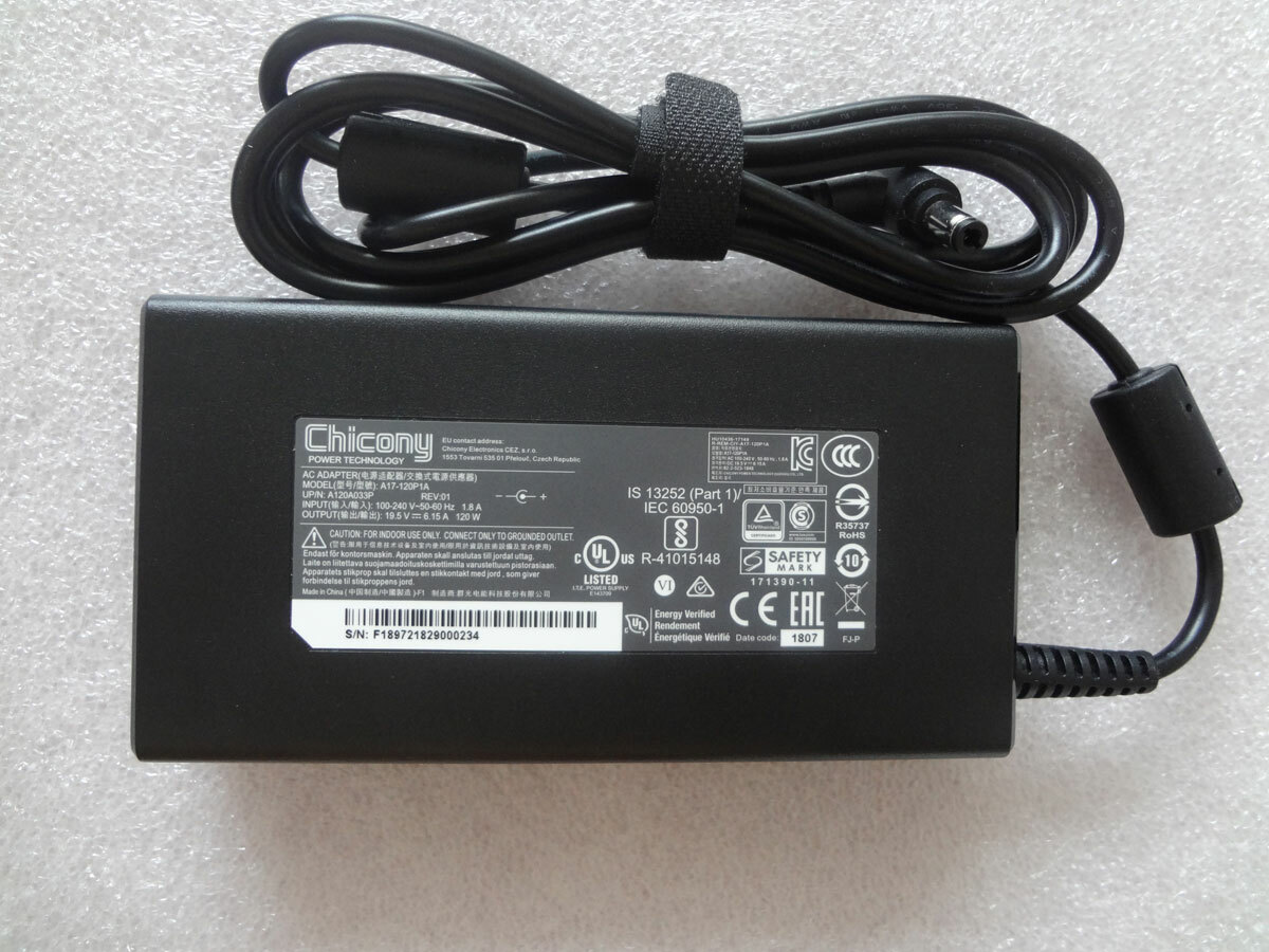 A17-120P1A 19.5V6.15A For MSI MS-175A GP70 2QE(Leopard) chicony 120W OEM Adapter