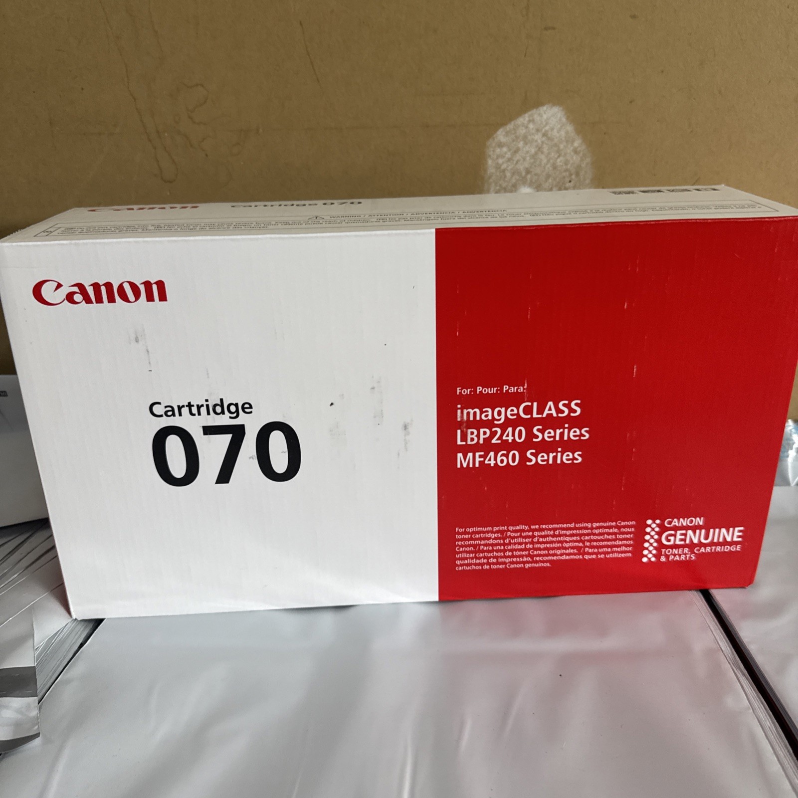 Canon 070 Original Laser Toner Cartridge - Black - 1 Pack (5639c001)