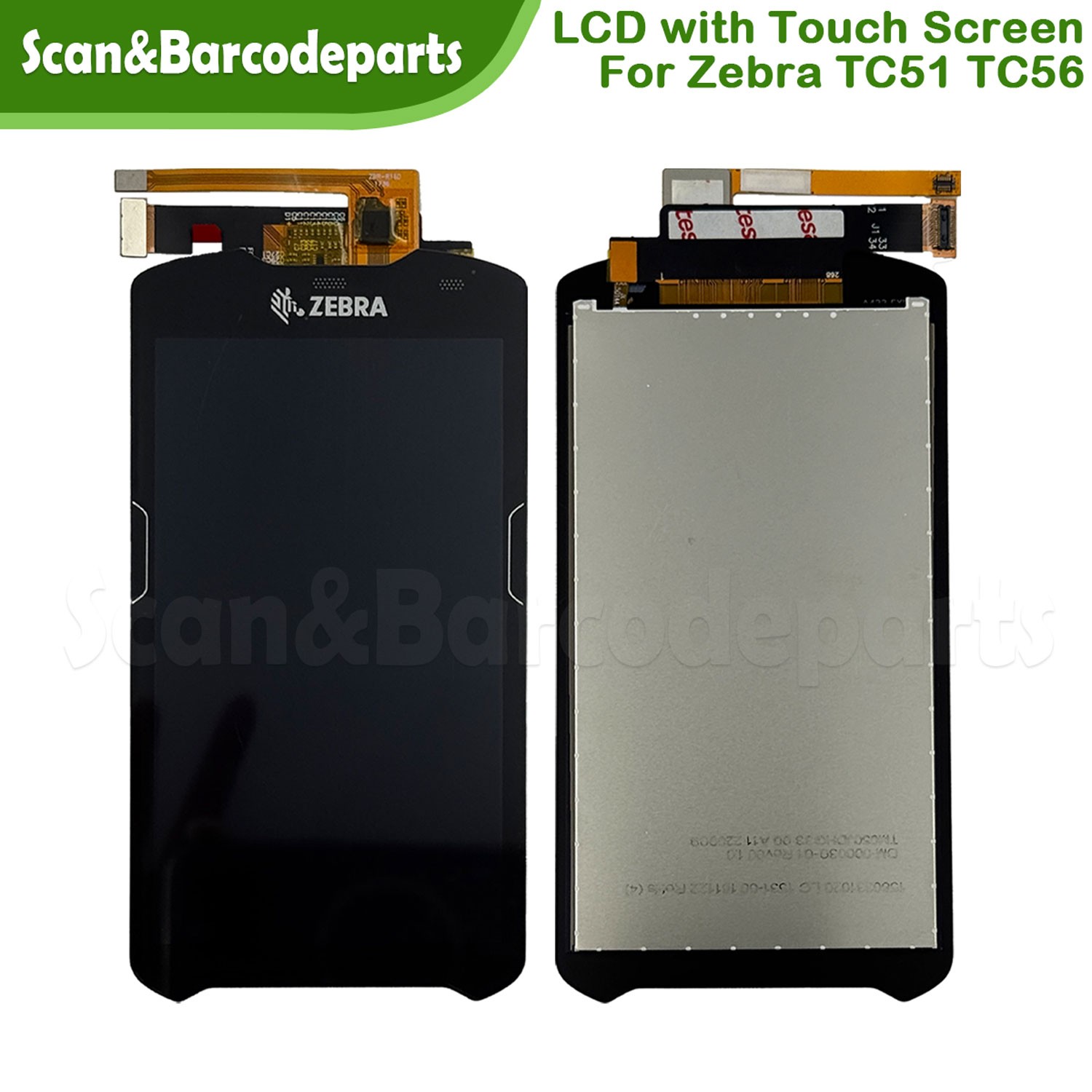 LCD Module with Touch Screen Replacement for ZEBRA TC51 TC56