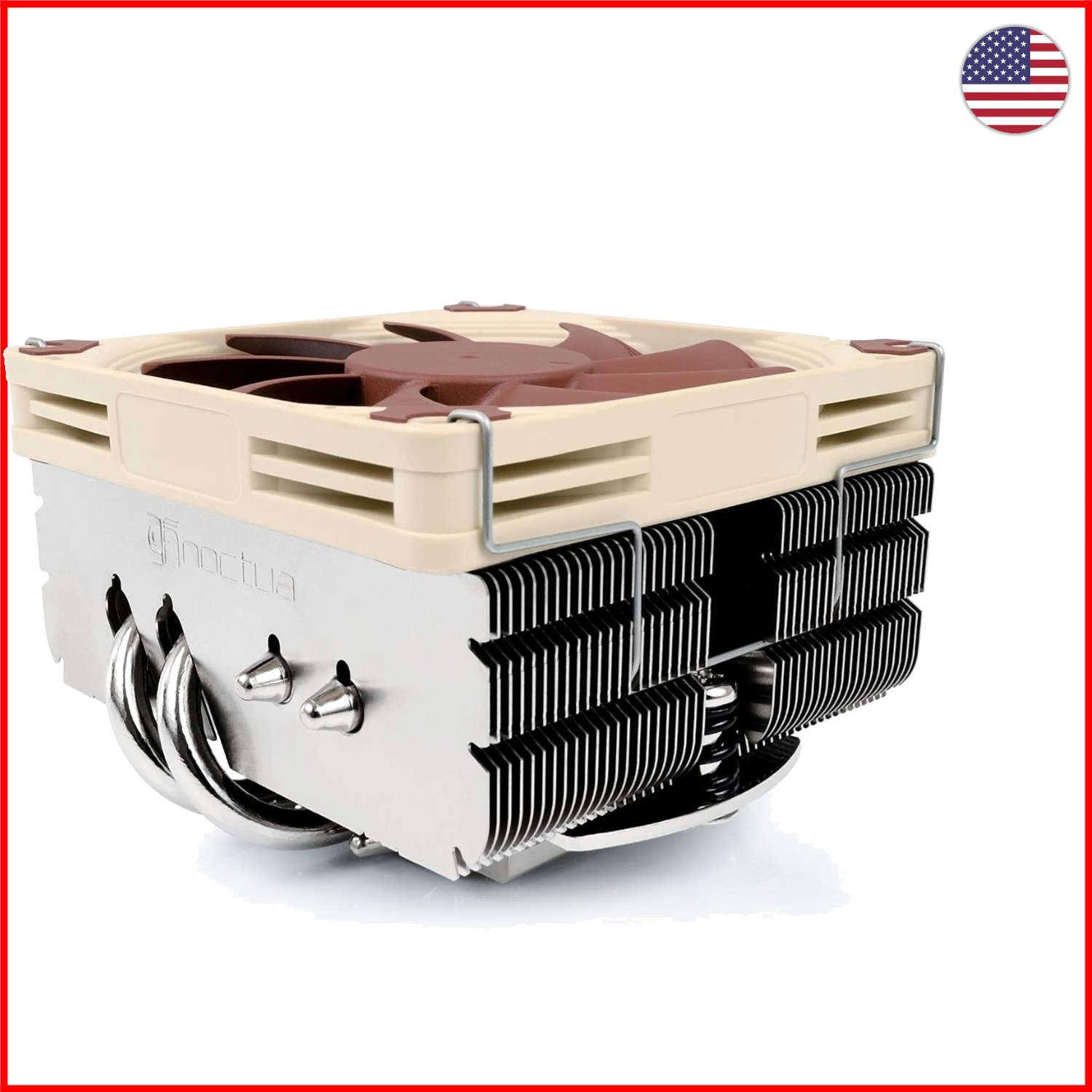 Ultra-Quiet Low-Profile CPU Cooler for Intel & AMD - Optimized 65mm Height