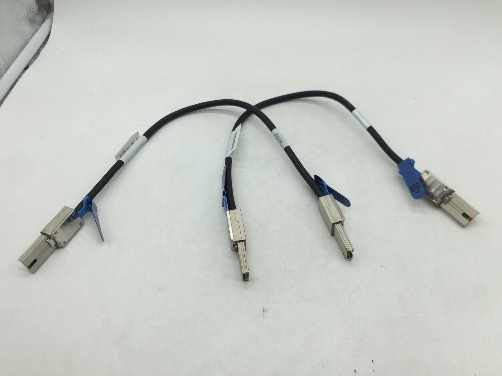 LOT OF 2 HP 407344-001 408765-001 0.5M EXTERNAL MINI SAS CABLE FREE S/H