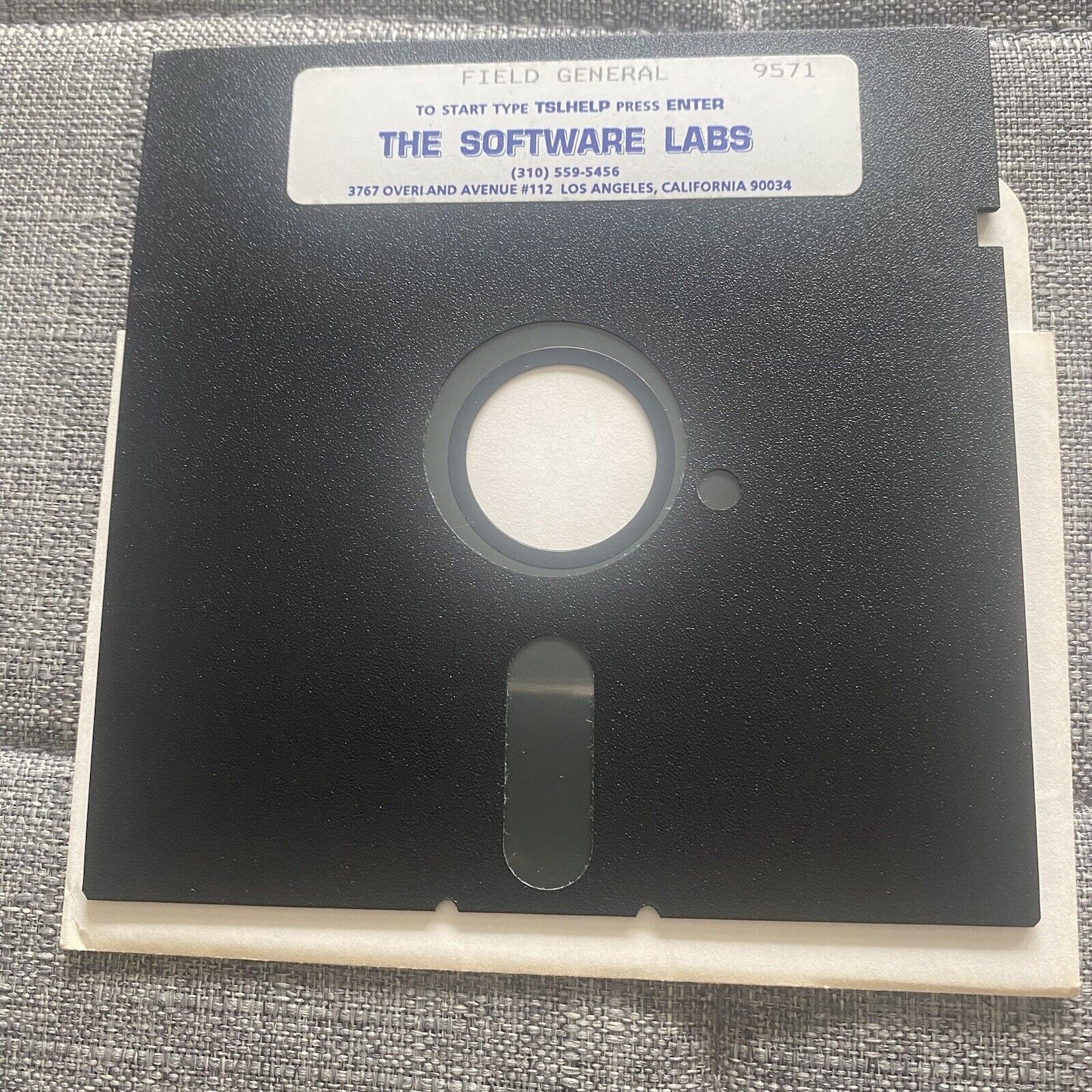 The Software Labs Field General Vintage Gaming Floppy Disc 5.25”
