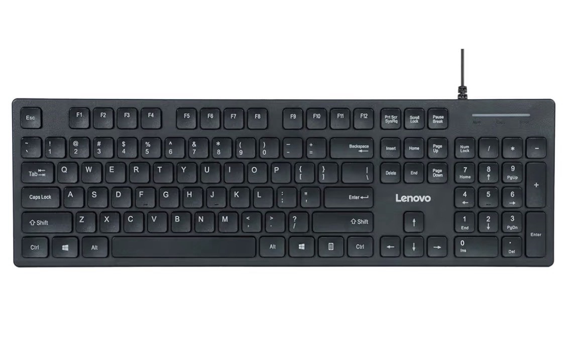 Lenovo 305 Wired USB-C Keyboard with Numeric Keypad, Full Size Keyboard KBD