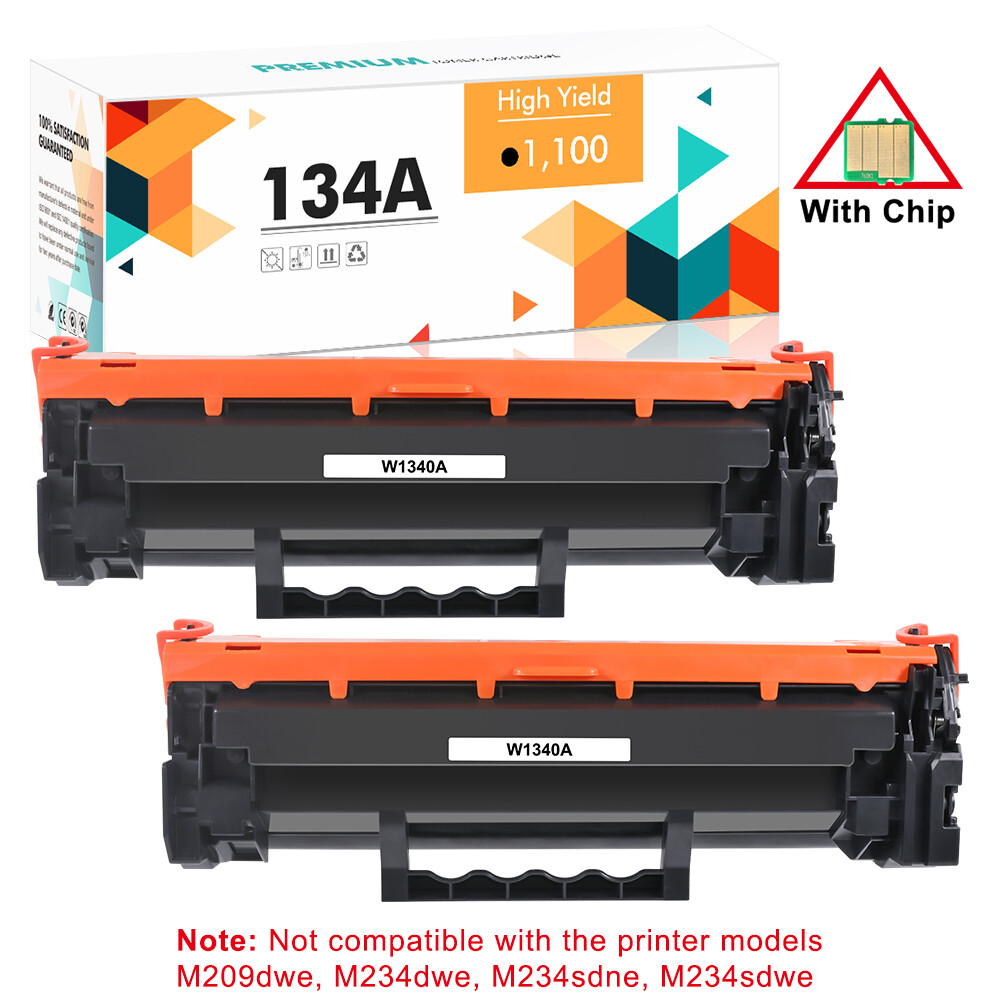 [With Chip] 134A W1340A Toner Compatible With HP 134X LaserJet M209dw M234dw LOT