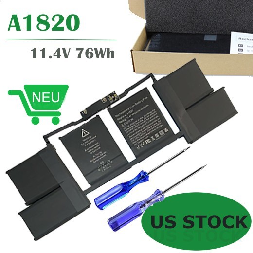 A1820 A1707 Battery For Apple MacBook Pro 15'' Late 2016 Mid 2017 EMC 3072 76Wh