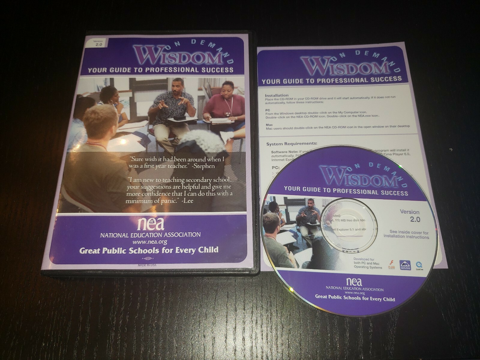 Wisdom On Demand Your Guide to Professional Success 2.0 NEA CD-Rom