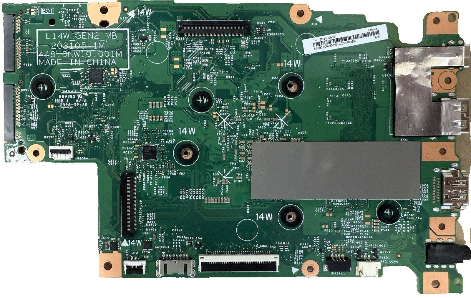 Not working Lenovo 14W Gen 2 Motherboard UMA AMD3015e 4G 5B21C99651