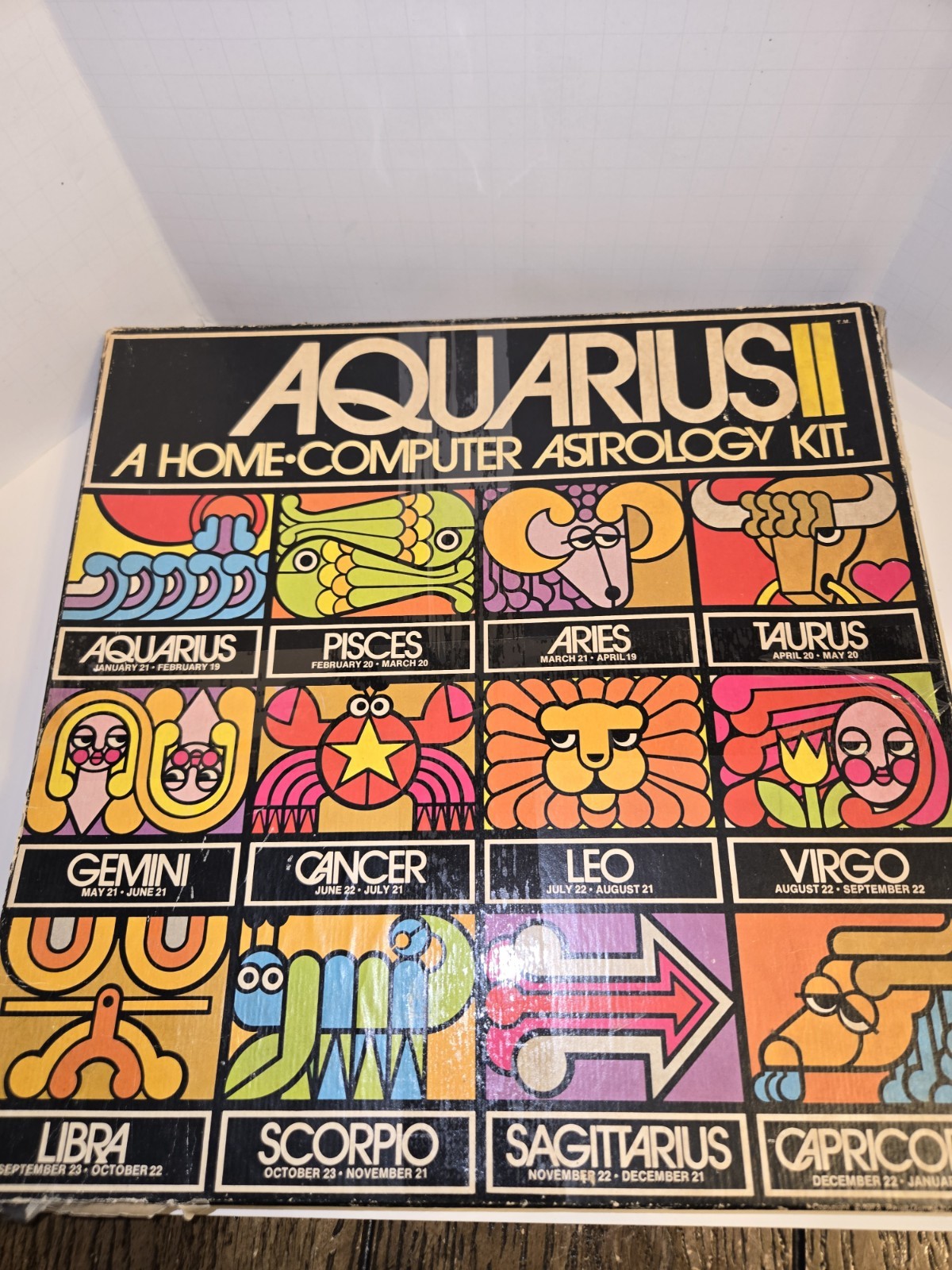 AQUARIUS II Home Computer Astrology Kit 1973 Reiss Games. Read Description 