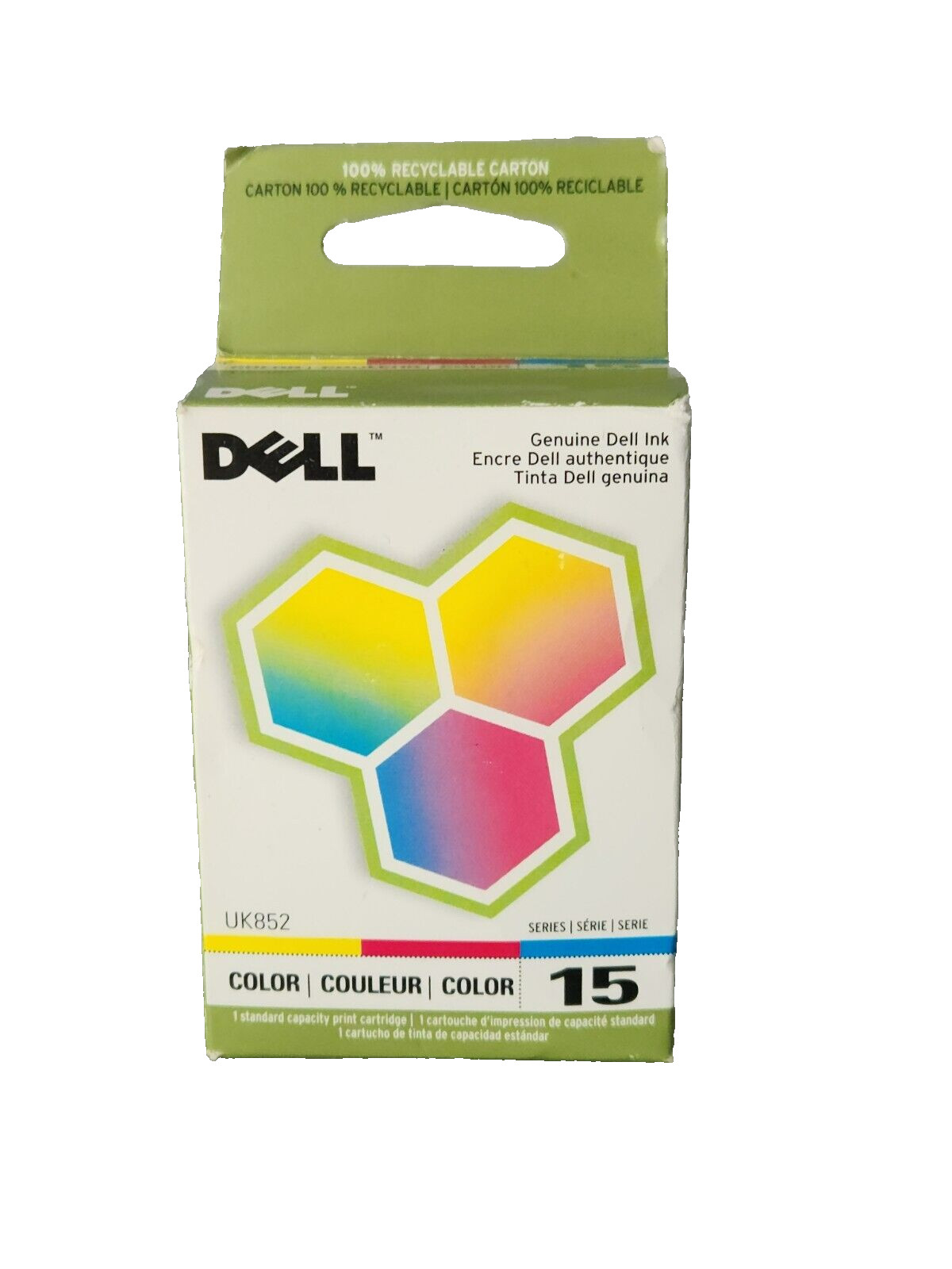 Genuine Dell Ink Cartridge Series 15-UK852 Color Printer Model V105 All-in-One