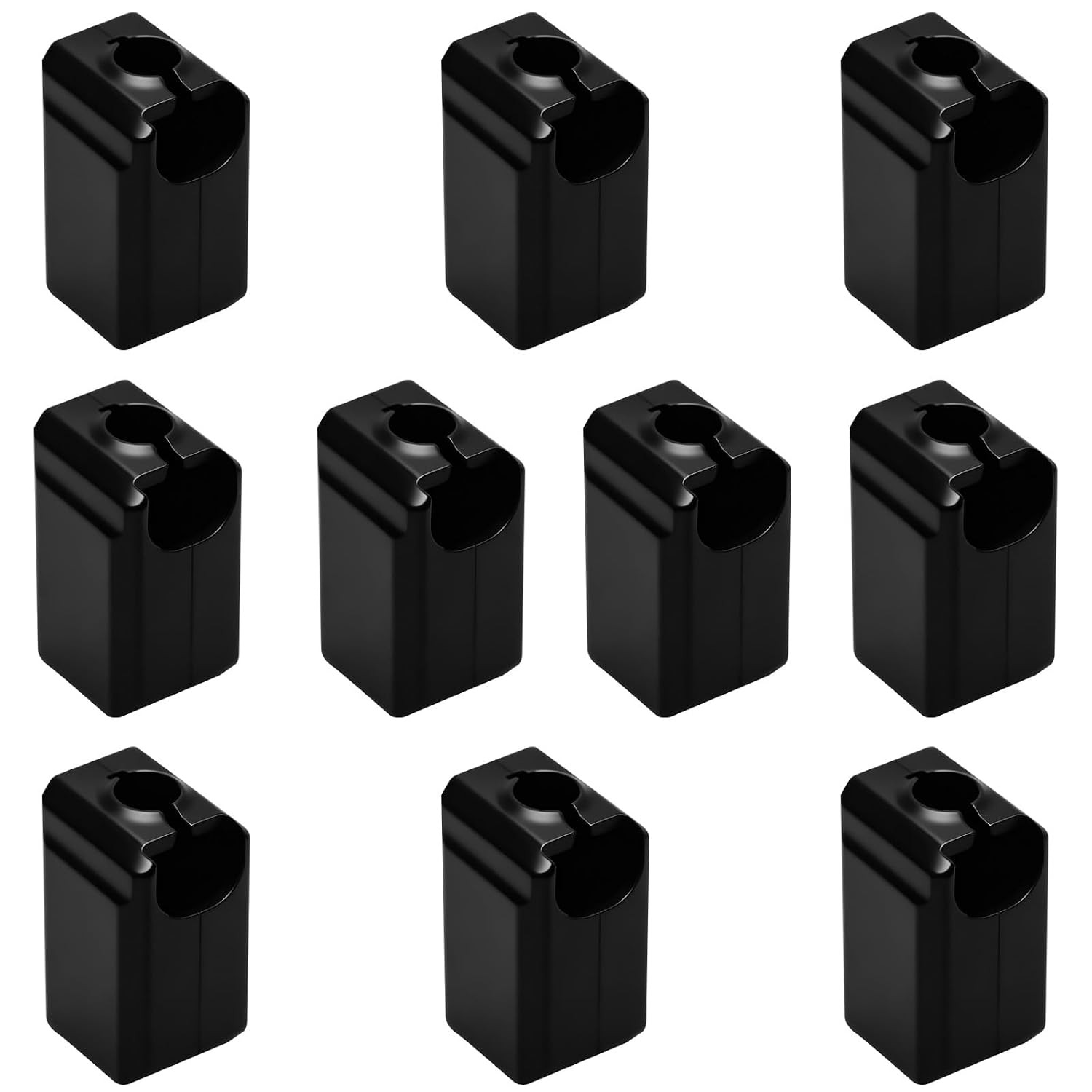 10Pcs Silicone Sock for Bambu Lab P1S, Hotend Heater Block Silicone Cover