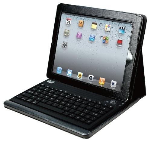 Adesso Compagno 2 Bluetooth Keyboard with Carrying Case Perfect for iPad 2 Black