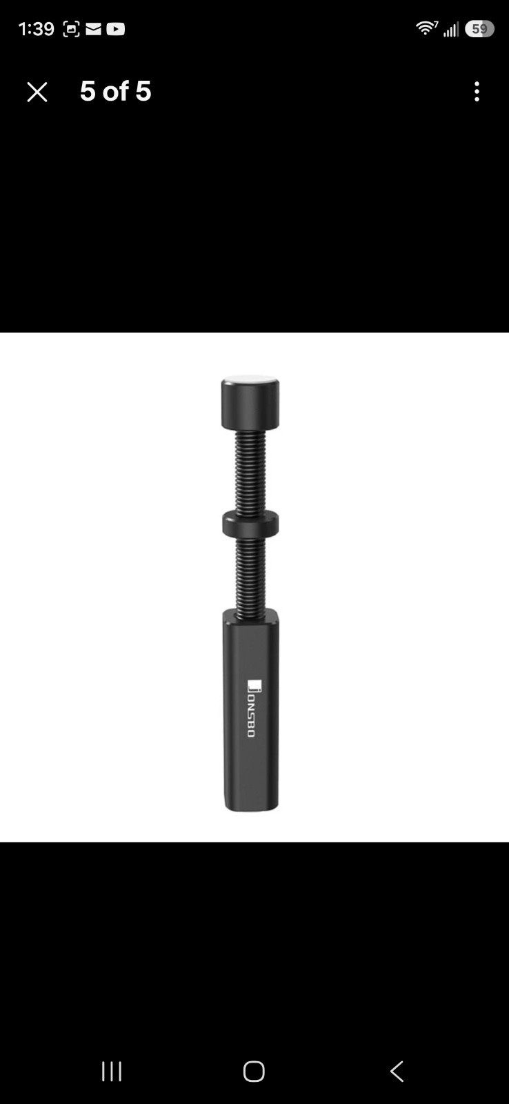 JONSBO VC-20 Aluminum Alloy Retractable Swivel Graphics Card Bracket GPU Support
