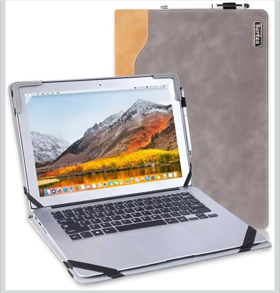 Berfea Protective Case Cover for HP Envy 2-in-1 14" 9R8R3UA, 14-ep0199nr,...