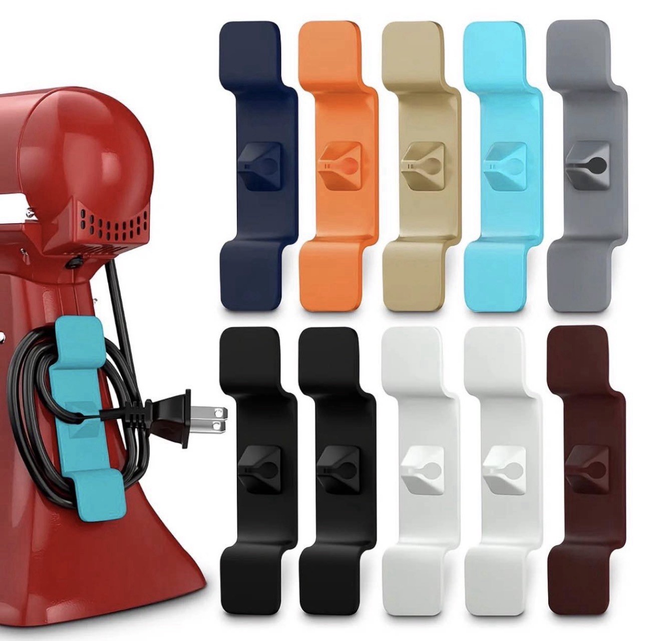 Wholesale Lot 1,000+ 10-Packs Silicone Appliance Cord Organizers NEW