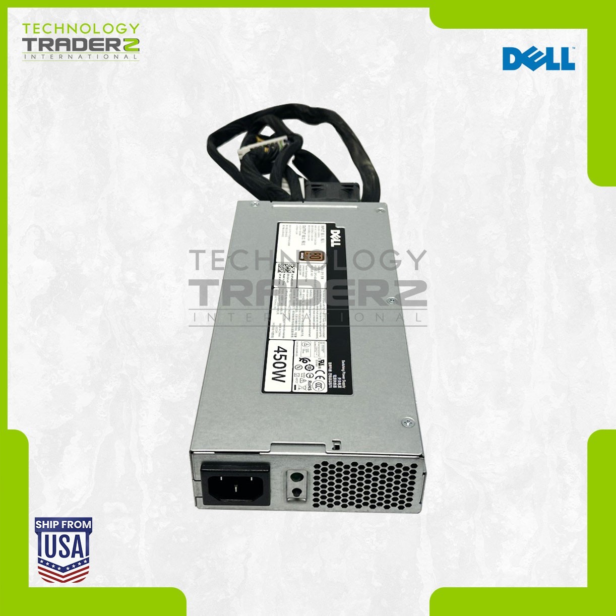 P34M3 Dell PowerEdge R430 450W Power Supply 0P34M3 D450E-S0 **Pulled**