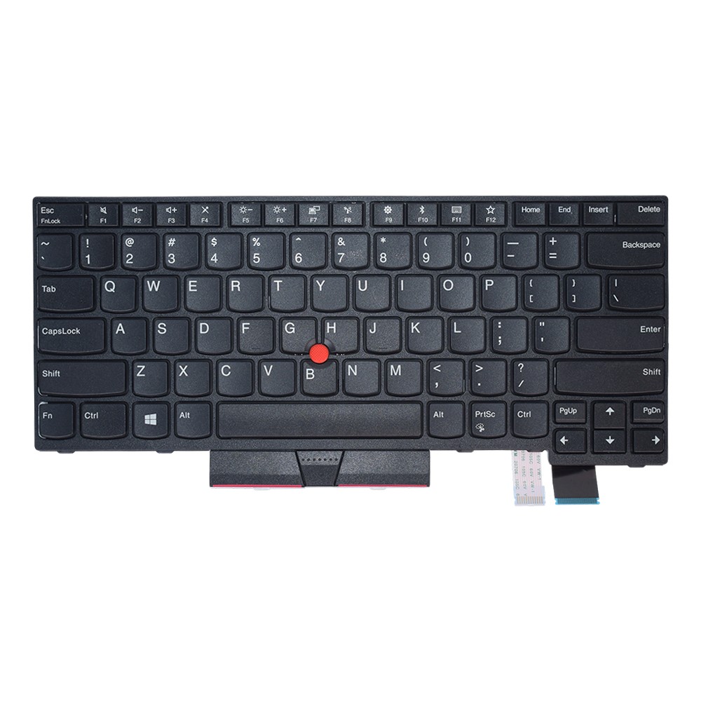 New Non-Backlit Keyboard Fit For Lenovo ThinkPad A485 T470 T480 Black 01AX446 US