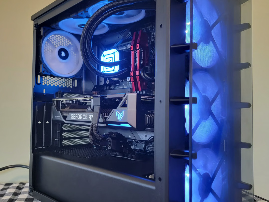 Intel i7-12700K RTX 4070 Ti Gaming PC 32GB DDR4 1TB NVMe SSD Desktop Win 11 Pro