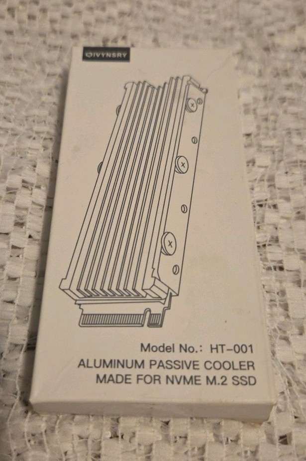 Qivynsry HT-001 Aluminum Passive Cooler Made For NVMe M.2 SSDs **NEW**