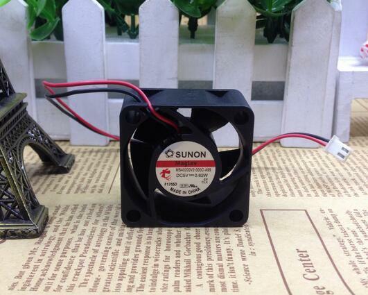 SUNON 4020 0.62W MB40200V2-000C-A99 4CM DC 5V 2-wire USB Ultra Quiet Cooling Fan