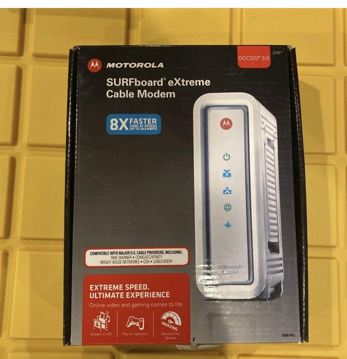 Motorola Surfboard Extreme Cable Modem SB6141 DOCSIS 3.0 New Open Box