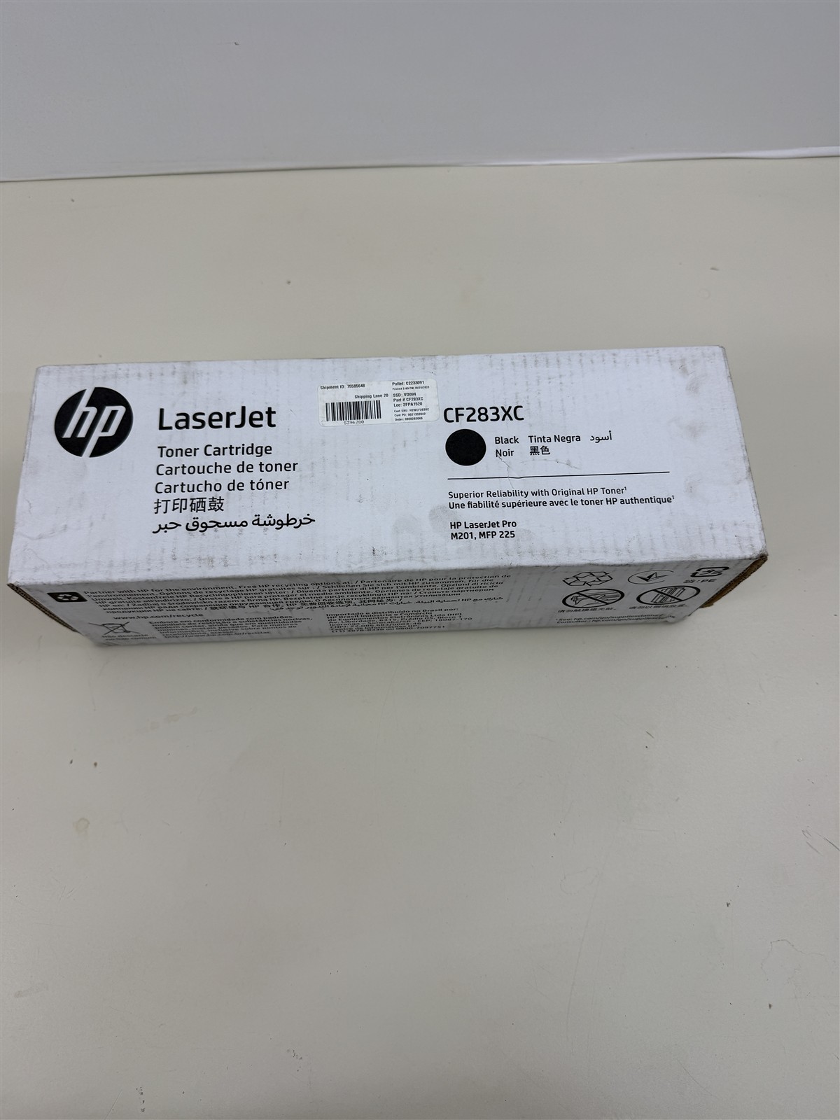Genuine HP 83X CF283XC Black High Yield Contract Toner M201 M225 Sealed OEM