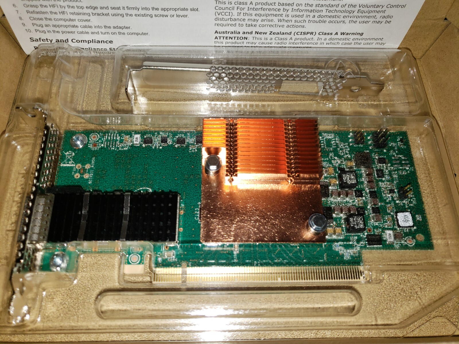 Intel OPA Host Fabric Interface Single-Port PCIe x16 Adapter 100HFA016LS 948159
