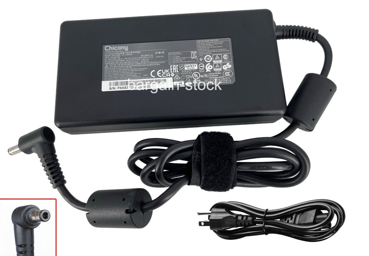 Original Chicony 230W AC Adapter Charger For Gigabyte AORUS 15P XD Laptop 5.5mm