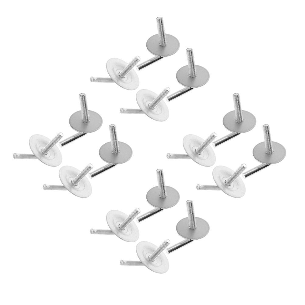 Household Fan Base Screws 16Pcs Iron Silver Fan Stand Bolt Set Stable Material