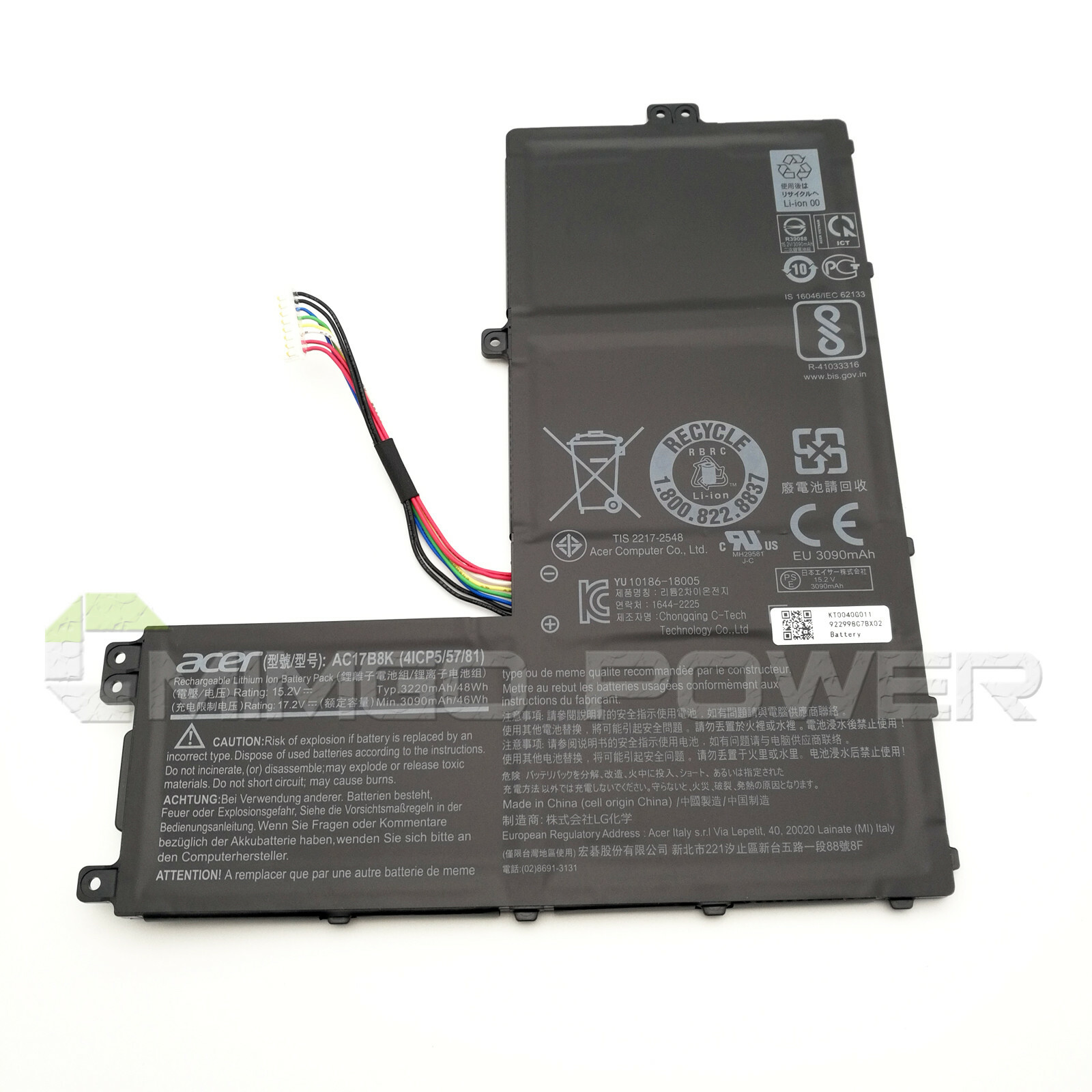 New Genuine AC17B8K OEM Battery for Acer Swift 3 SF315-52G SF315-52 4ICP5/57/81