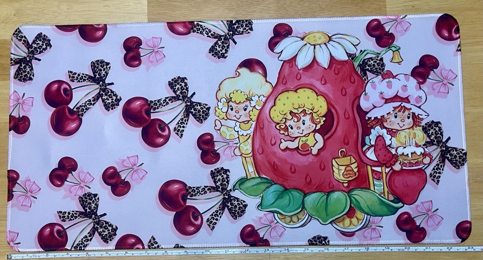 Strawberry Shortcake Computer Desk Mat Cherries