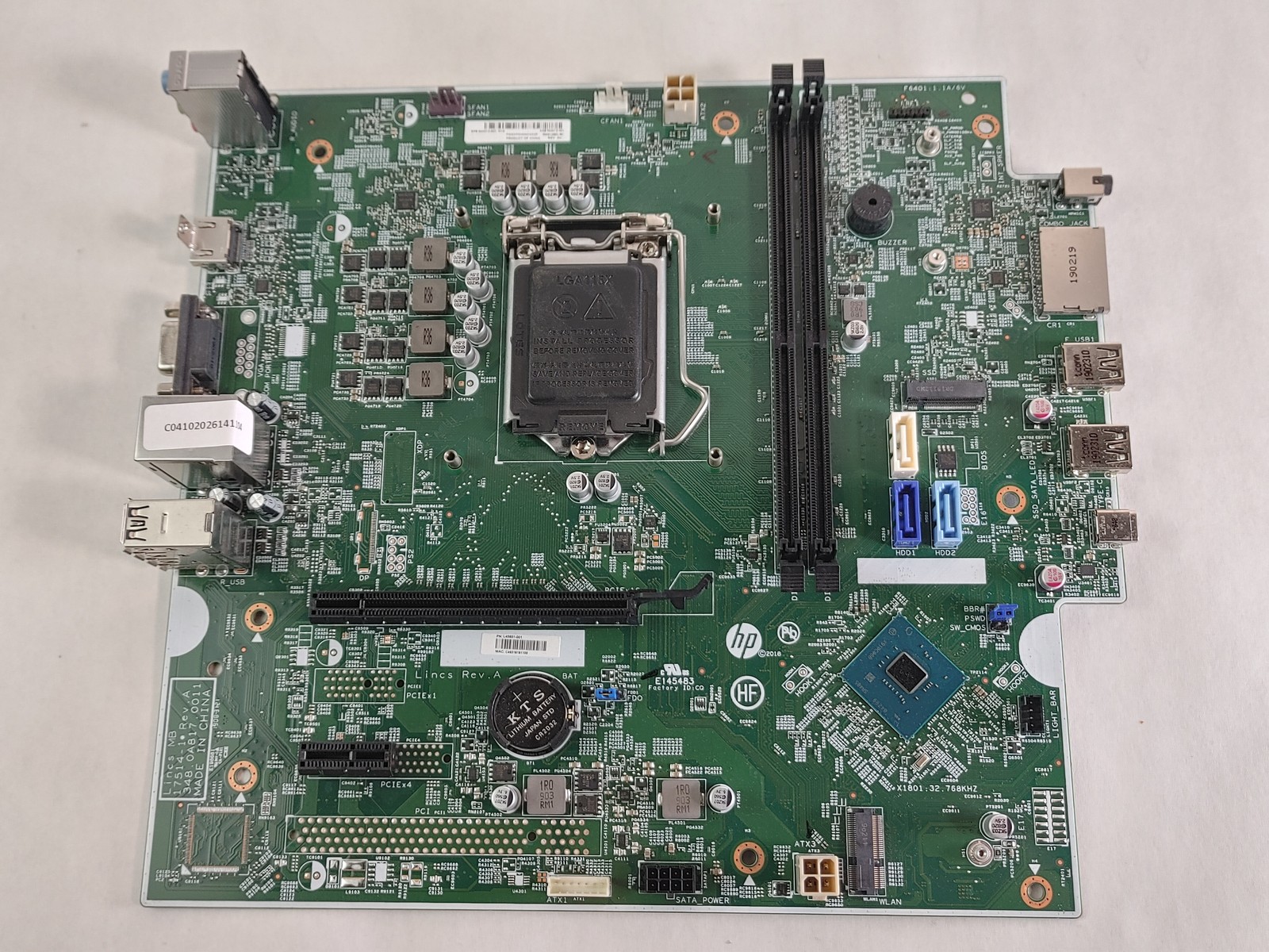 Lot of 10 HP 942012-001 Pavilion 590 LGA 1151 DDR4 Desktop Motherboard
