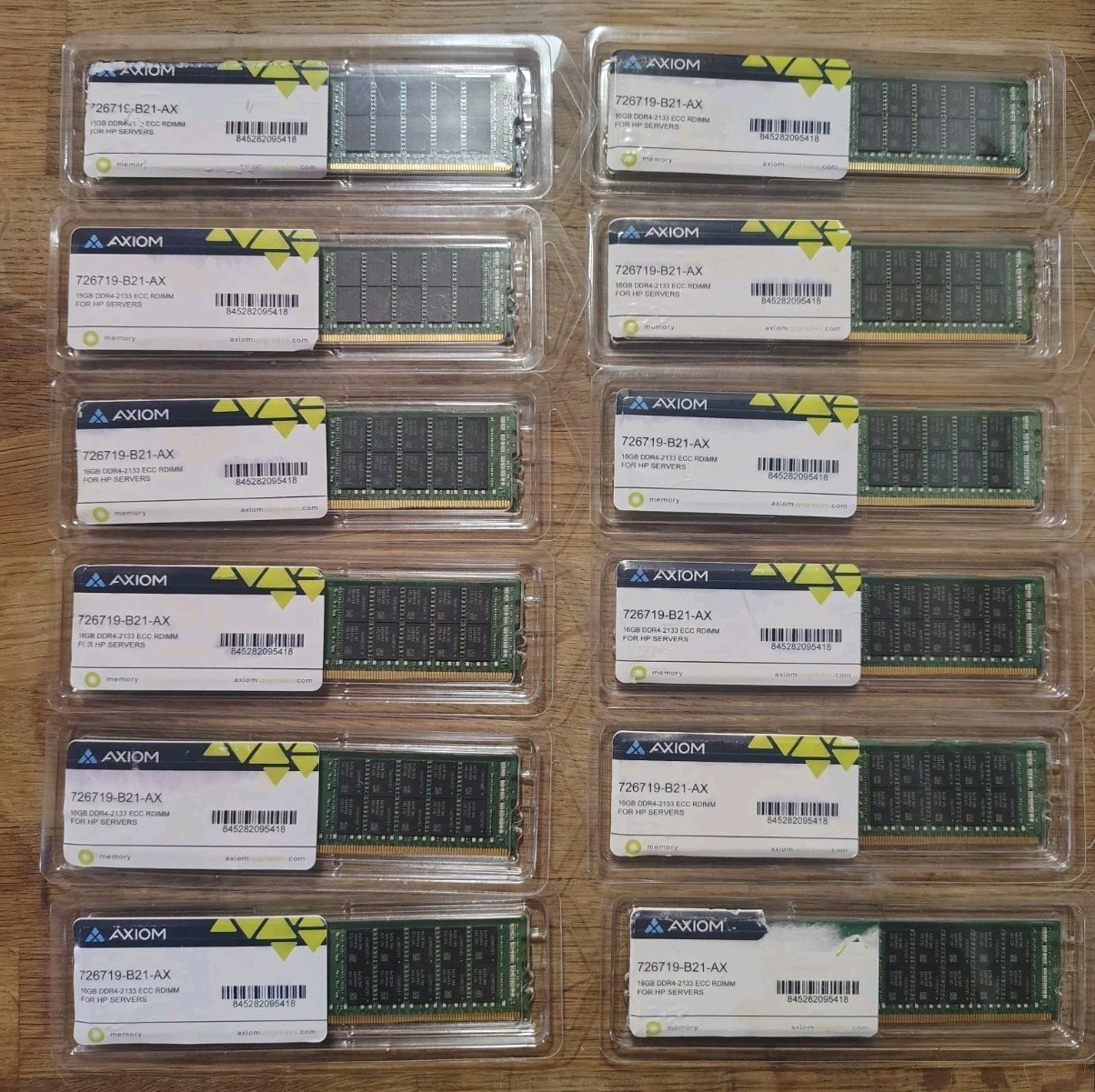 (1x) Axiom 726719-B21-AX  16GB RAM DDR4-2133 ECC RDIMM for HP Servers