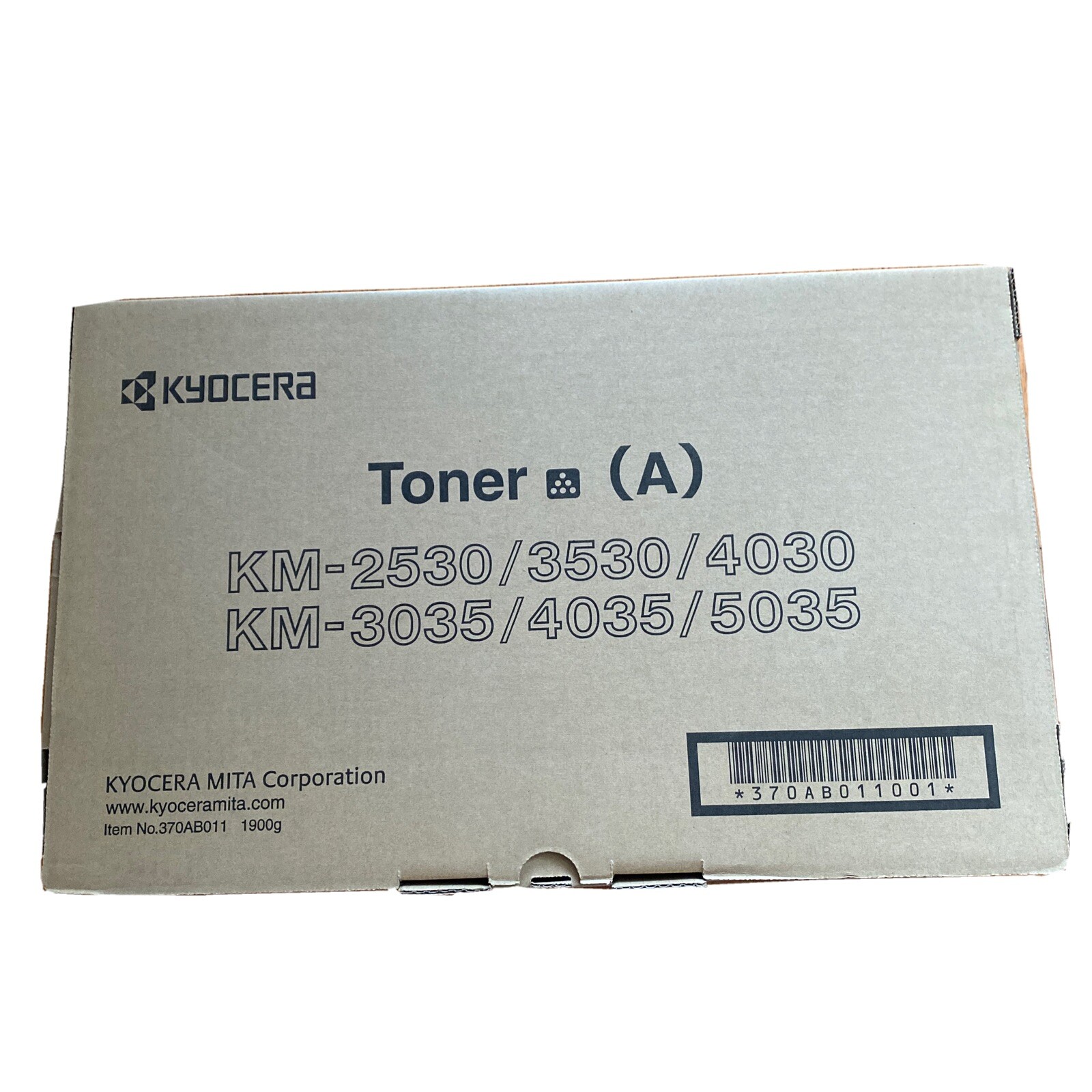 Kyocera Mita Genuine Black Toner A 370AB011 KM 2530 3035 3530 4035 4030 5035