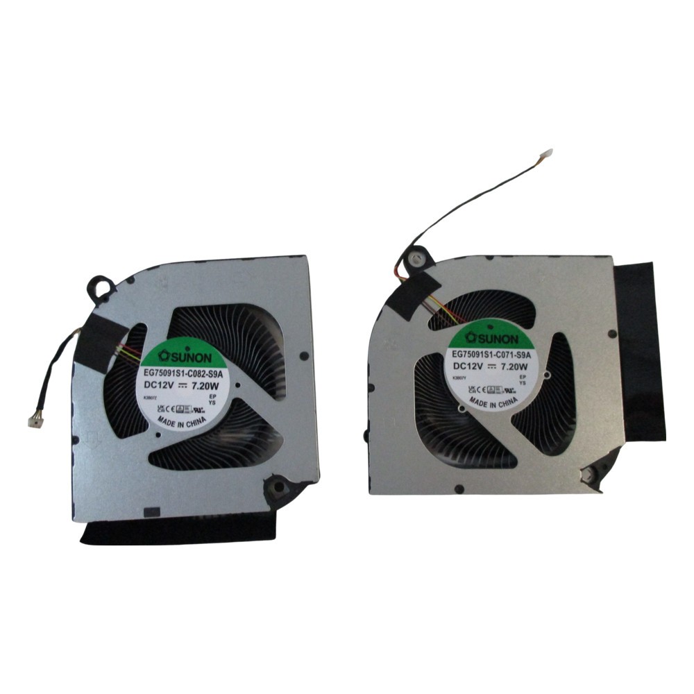 Acer Nitro 17 AN17-41 AN17-42 AN17-51 Left & Right Cooling Fan Set 23.QJLN7.005
