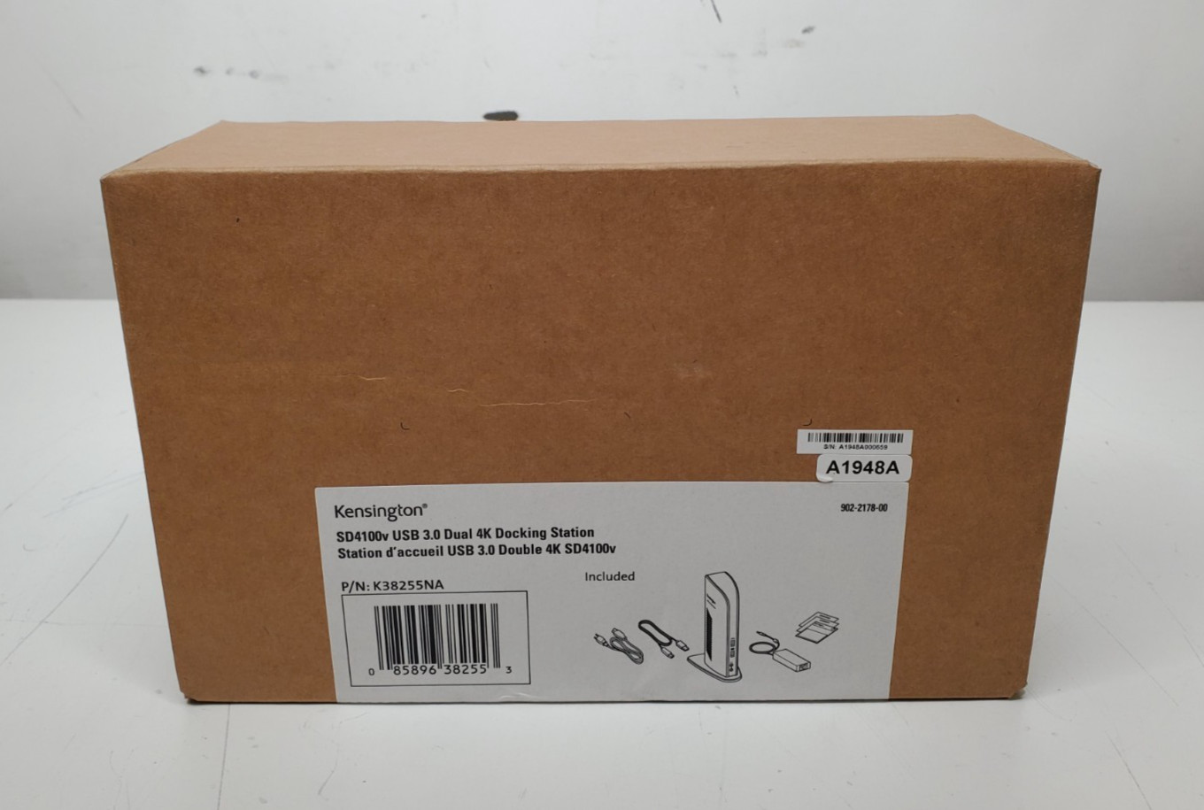 New/Sealed Kensington SD4100v USB 3.0 Dual 4K Docking Station (K38255NA) (B)