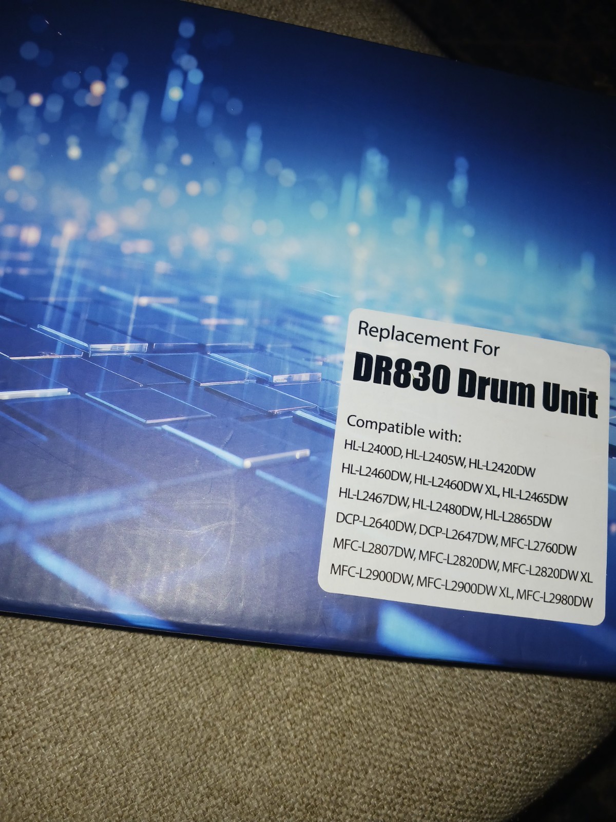 Brother Replacement DR830 Drum Unit. New Never Used. Sealed 