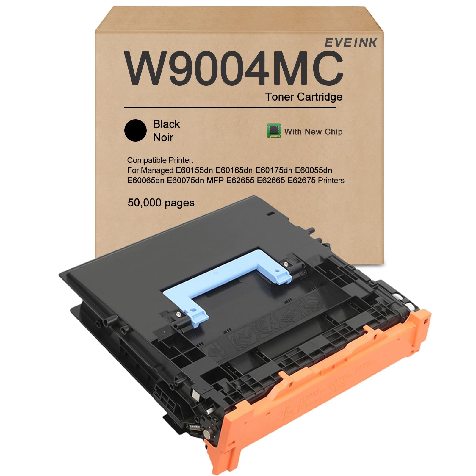 EVEINK W9004 W9004MC Toner Cartridge High Yield W9004MC Black Toner Compatible