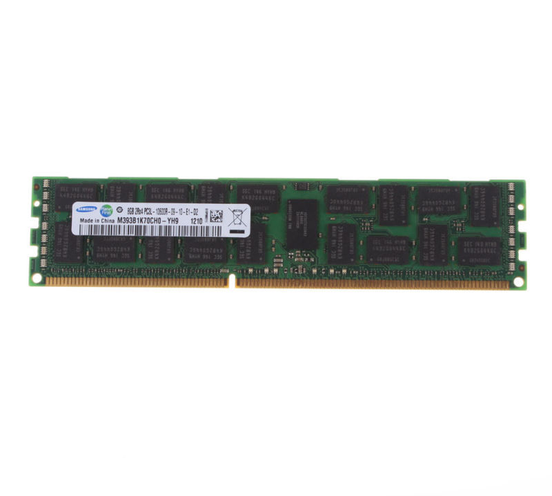 Samsung 8GB PC3L-10600R 2Rx4 DDR3-1333MHz 240pin ECC Server REG-DIMM Memory Lot